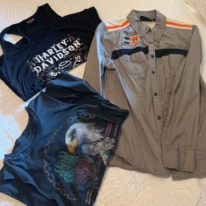 1 long sleeve, two tanks